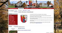 Desktop Screenshot of gessertshausen.de