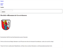 Tablet Screenshot of gessertshausen.de